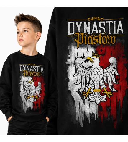 Bluza dziecięca Patriotyczna DYNASTIA PIASTÓW